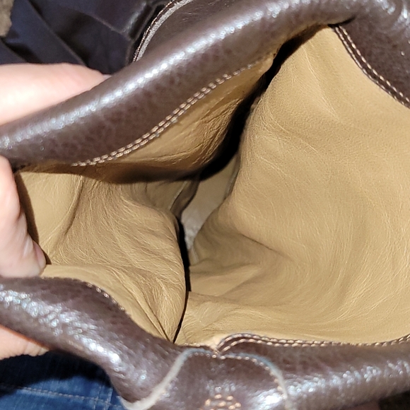 Chloe buckle brown slip on flat boots - Picture 8 of 8